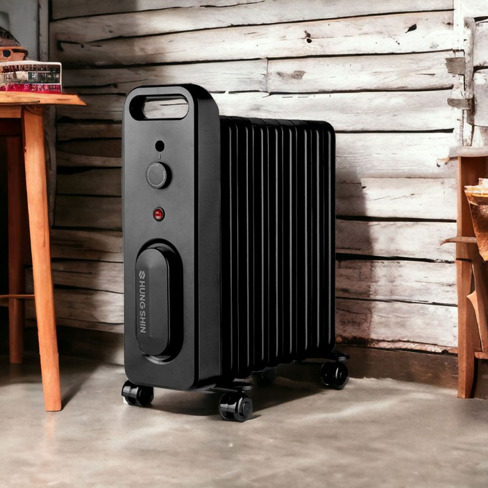 흥신 국산 라디에이터 50주년에디션 오르씨(그린/바닐라/핑크/블랙) 전기라디에이터 가정용 화장실 원룸 난방 라디에이터 전기식히터 방열기 7핀/9핀/11핀, 단일상품