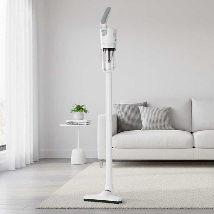 나비 스톰 무선 청소기 120W BLDC모터 20000Pa 강력 흡입력 대용량 배터리 7500mAh 가정용 차량용 원룸 NV187, 화이트, NV187HVC1