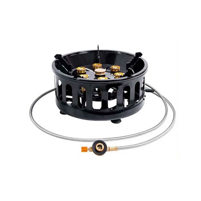 Kingfishe 강염버너 고화력 버너 캠핑 버너 미니 버너 해바라기 휴대용 가스버너 안전 스토브