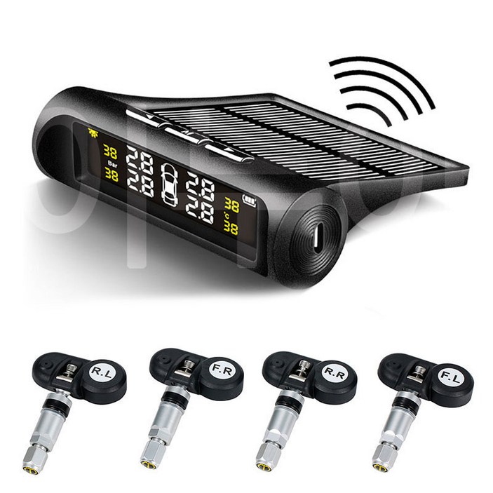 이누아 TPMS 타이어 압력 모니터 공기압 측정기 태양열 외장/내장 센서