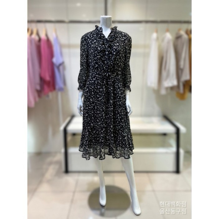 요하넥스 JH. 플라워 쉬폰 원피스 (Z4B5D102)