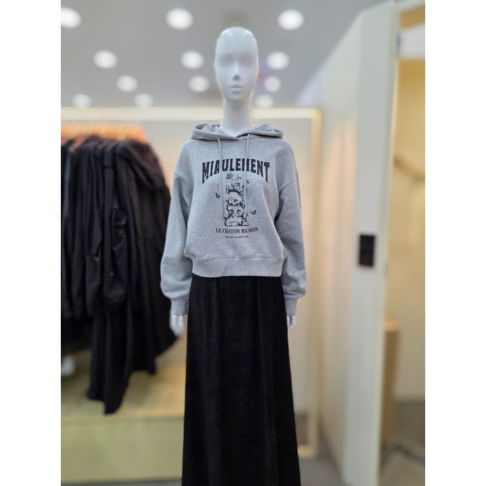 플라스틱아일랜드 고양이프린트 맨투맨 티셔츠 PQ4CL064_DJ