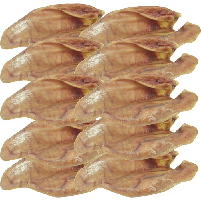 잘먹개 국내산 강아지 수제간식, 돼지통귀, 43g, 10개, 돼지귀통 43g