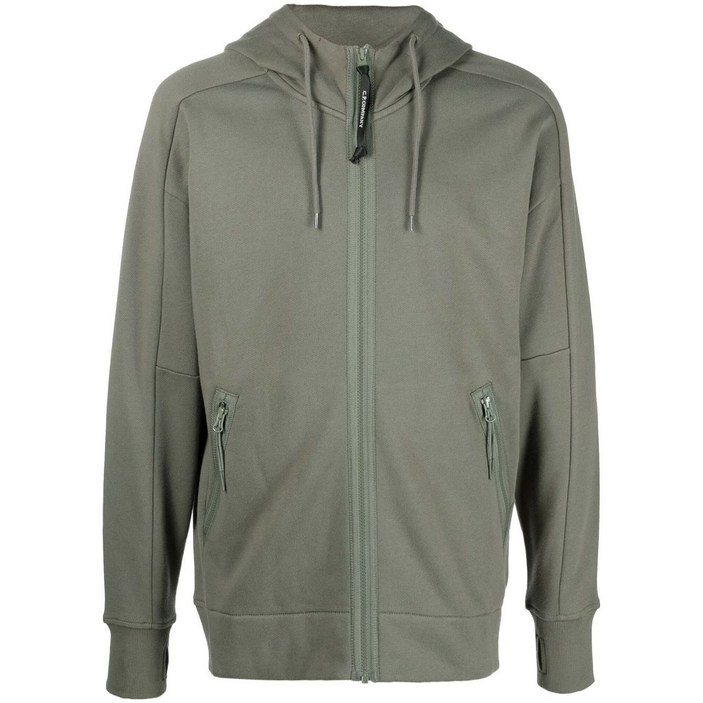 C.P.컴퍼니 고글 디테일 후드 집업