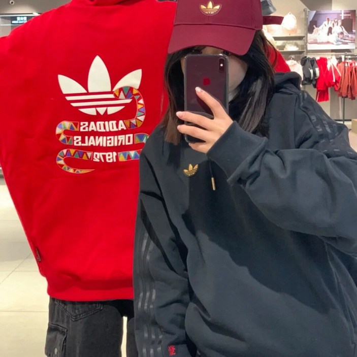 아디다스 아디다스 오리지널 1972 LNY 후드티 블랙 KA0819