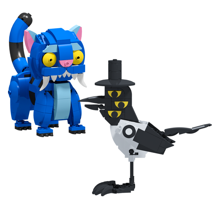 FunKKU 케이팝 데몬 헌터스 레고호환블록 큰 사이즈 더피 서씨 블럭세트, 1개, 1