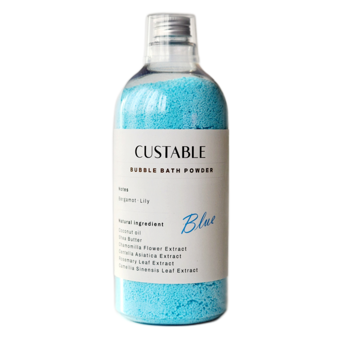 1000ml 거품 입욕제 올데이 커스터블 파우더형 배쓰밤 블루, 1000ml, 1개