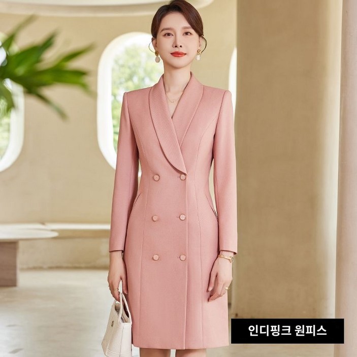 진행 상담사 면접 상견례 돌잔치 하객룩 고급 여성 원피스 재킷 결혼식 강사 출근룩