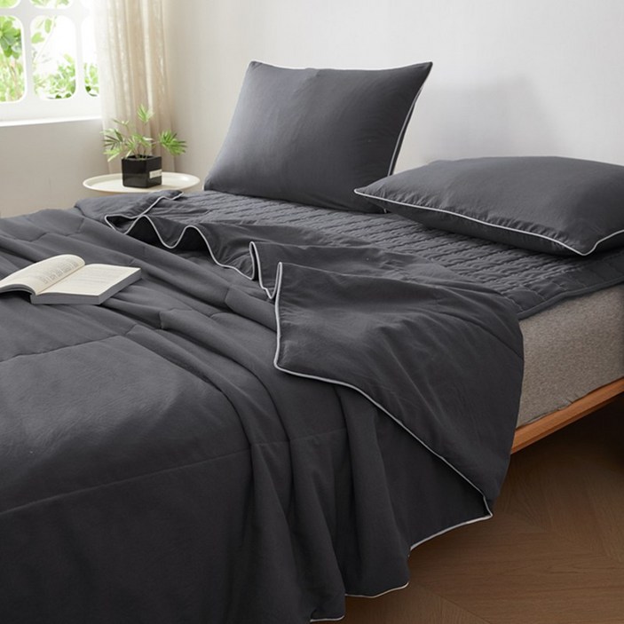 KURUA 사계절 워싱 먼지없는 부드러운  홈 이불