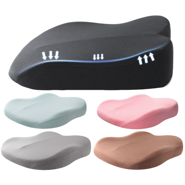 LIG 메모리폼 차량용방석 키높이방석 키높이10cm 보조시트 차량용 자세방석 학생방석