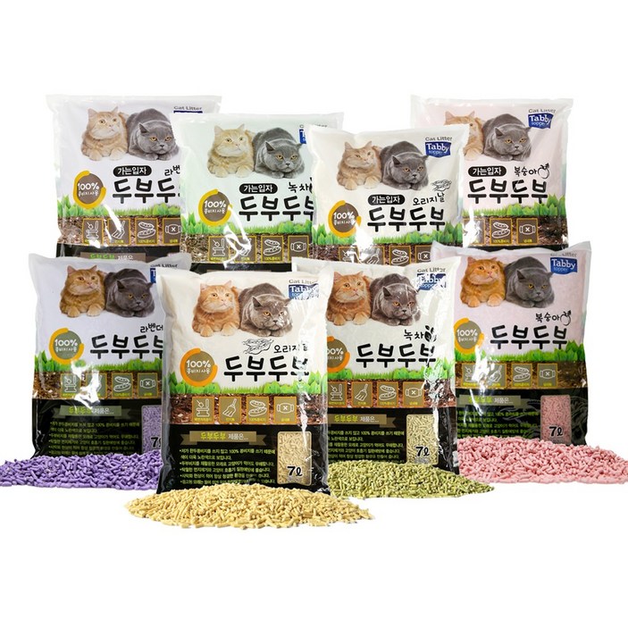 테비토퍼 두부두부 프리미엄 고양이 모래