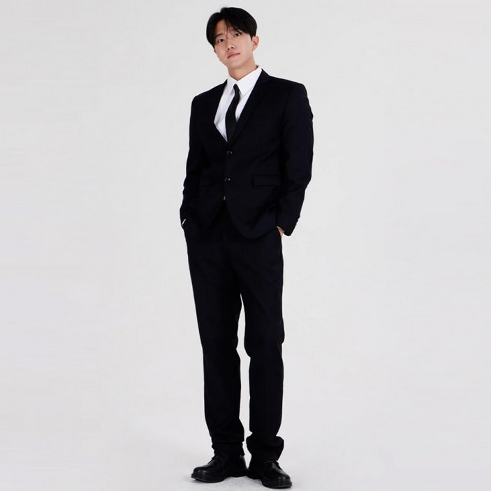 대여네이비 블랙 남자 긴팔 면접정장 세트