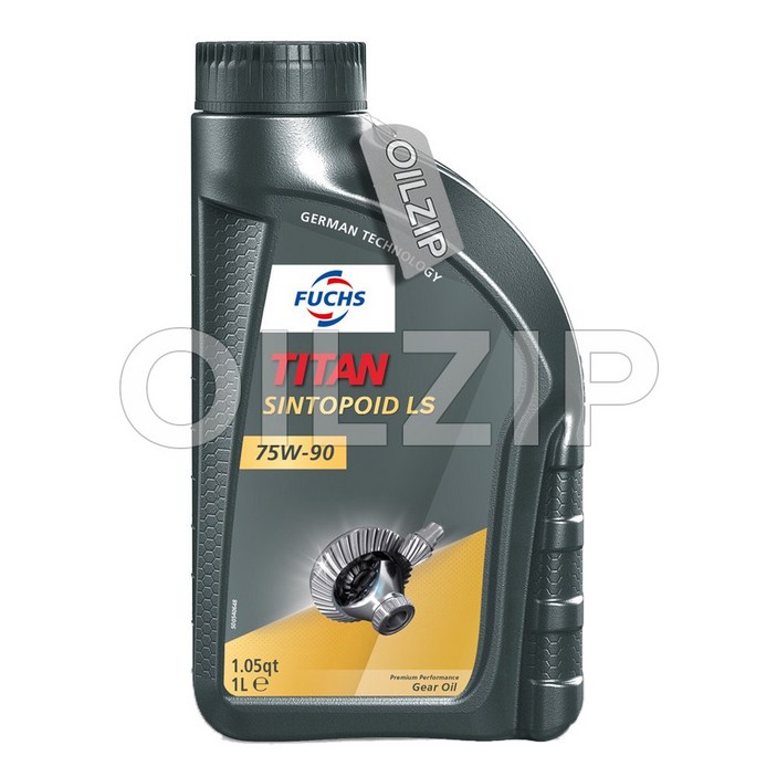 훅스 타이탄 신트포이드 LS 75W90 1L 기어오일 디퍼런셜 디퍼 데후오일, 1개, 훅스 타이탄 신트포이드 LS75W90 1L