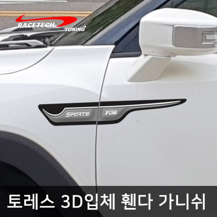 레이스텍 토레스 스타일리쉬 3D입체 휀다 가니쉬