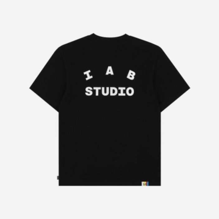 [정품] 아이앱 스튜디오 10주년 티셔츠 블랙 IAB Studio 10th Anniversary 티셔츠블랙 여자 반팔 라운드티 437497