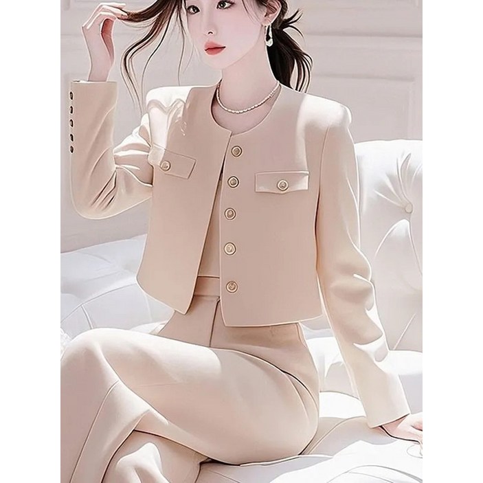 여성 봄 가을 정장 세트 오피스룩