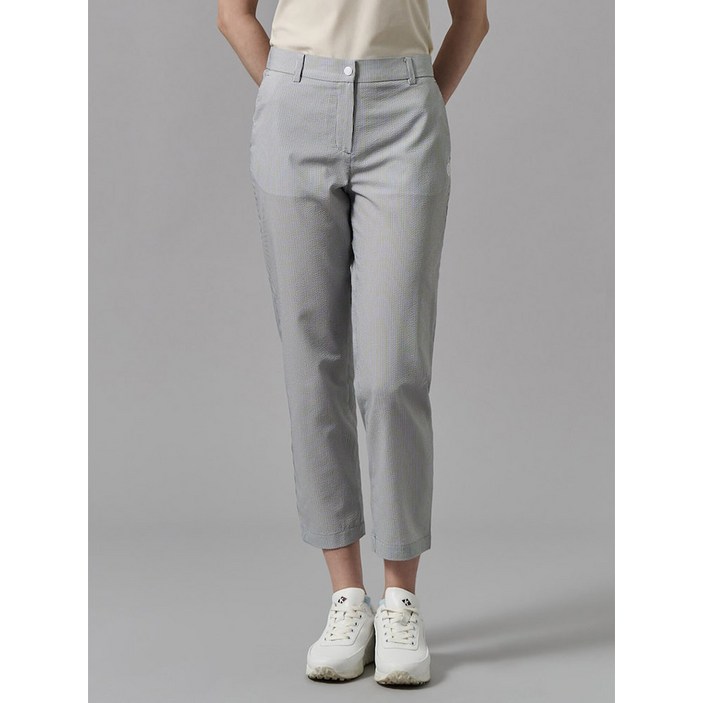 [빈폴골프]여성 시어서커 편한 팬츠 - 라이트 그레이(BJ5421NA22)