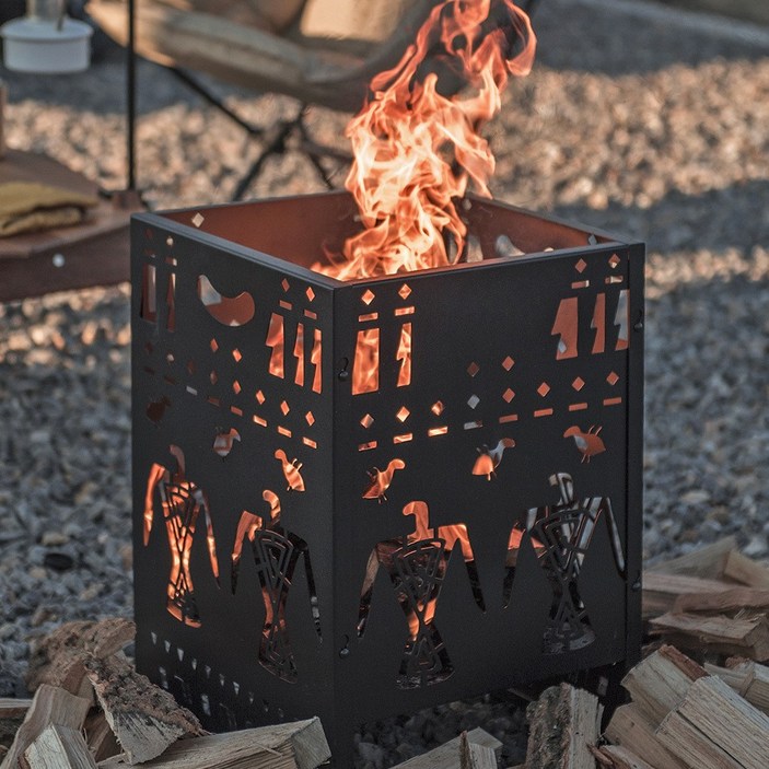 스톤피어 대형 캠핑 화로대 불멍 끝판왕 화목난로 스토브 F50L, 1세트