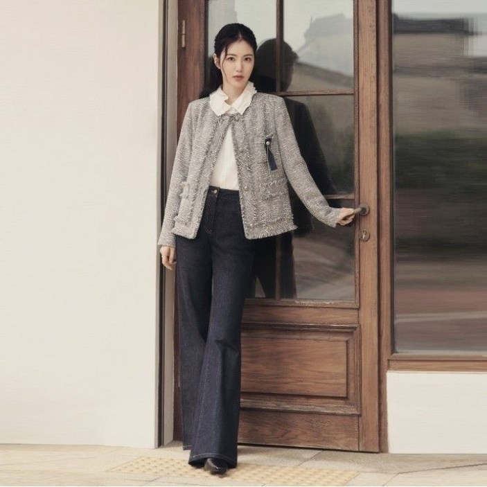 [국내백화점] [국내백화점] 잇미샤 브로치 포인트 트위드 자켓 특별한 자리룩