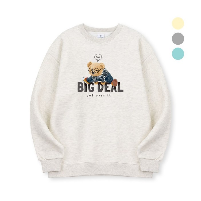 아스트로피 빅딜베어 기모 맨투맨