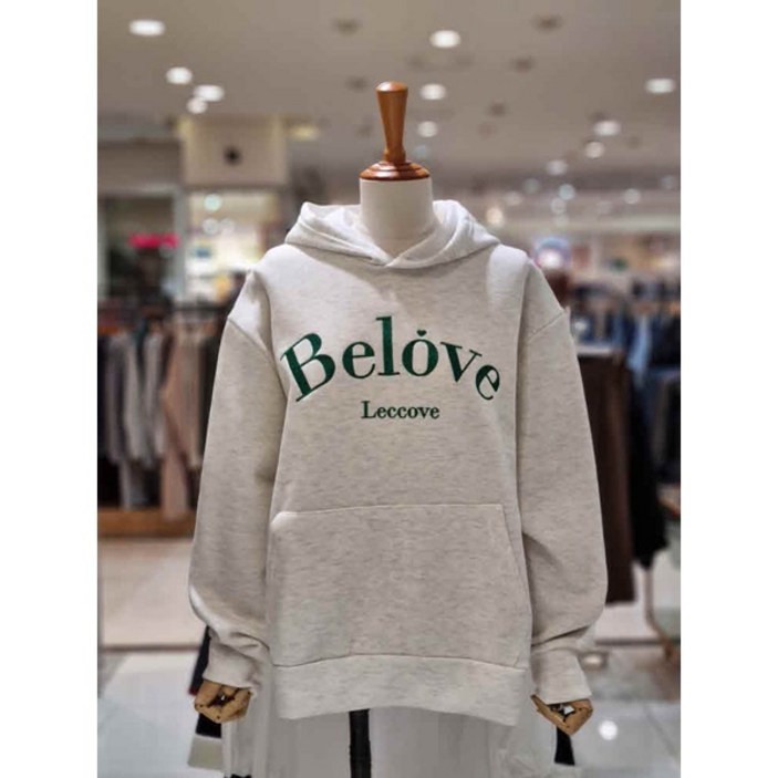 [레코브] 기모 자수 후드 맨투맨 (LC41EZLT037X)