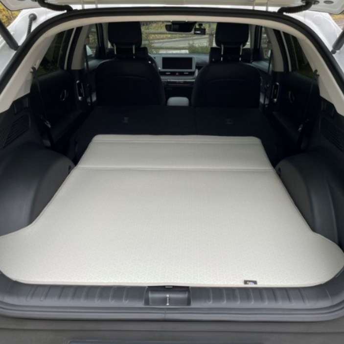 설레노 아이오닉5 전용 트렁크매트 평탄화 일체형 차박매트, 블랙
