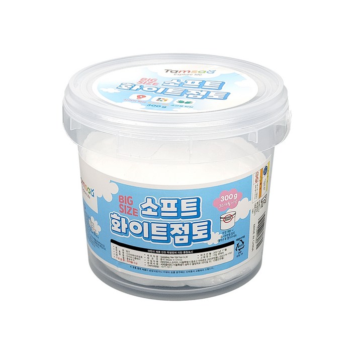탐사 소프트 화이트 점토 300g 화이트 탐사 소프트 화이트 점토 300g 화이트