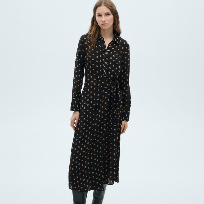 MANGO 여성용 비스코스 토디 롱 드레스 87004080