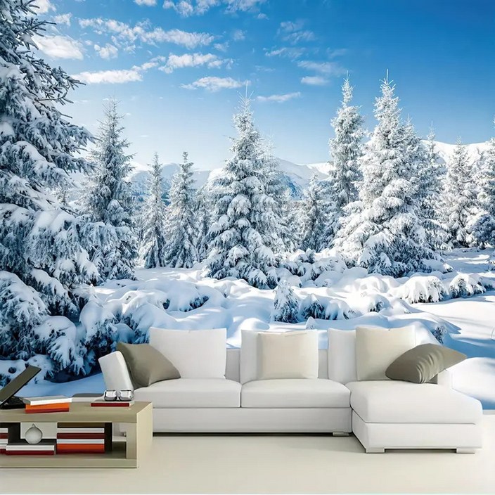 아티홈 벽난로 해피 크리스마스 태피스트리 TYPE16 얇은천