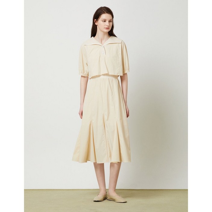 CC콜렉트 CExclusive 니트블록 레이어드 원피스 C242PSE137 1932262