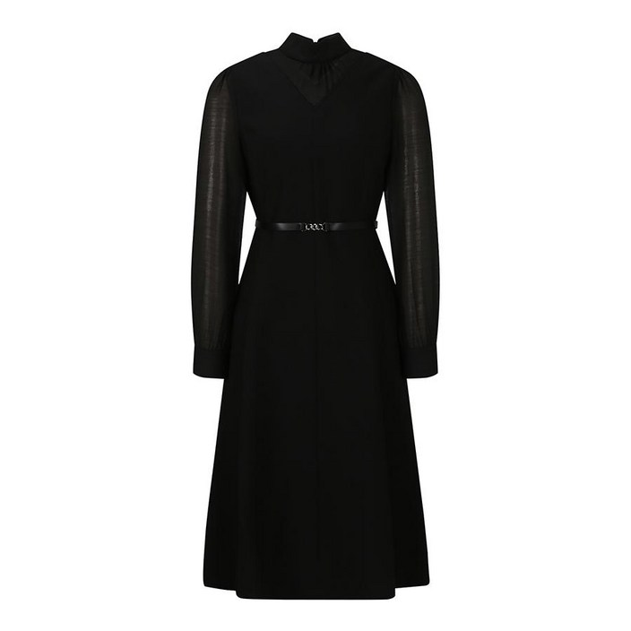 베스띠벨리 크링클 블록 벨티드 원피스 BIOAC2503