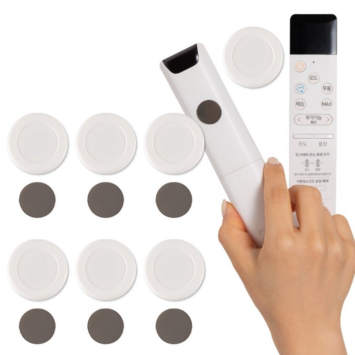아케이바이 리모컨 자석홀더 3개입, 2세트, 단일색상 아케이바이 리모컨 자석홀더 3개입, 2세트, 단일색상