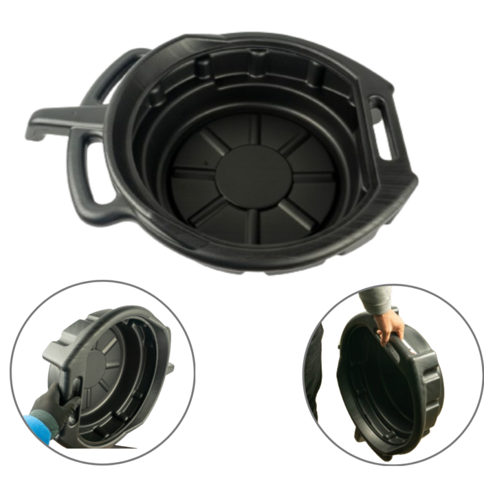 고급형 대용량 오일받이 폐유 엔진 오일 드레인 부동액 밋션 교환 폐오일 받이 15L, 1개, 15L