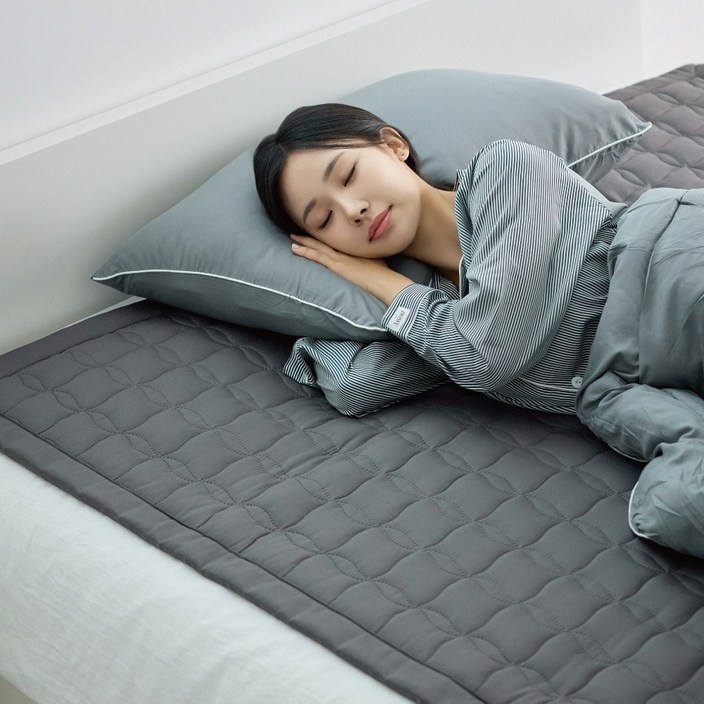 한일의료기 26년형 전자파없는 탄소 카본 원적외선 전기장판, 차콜, 싱글/슈퍼싱글