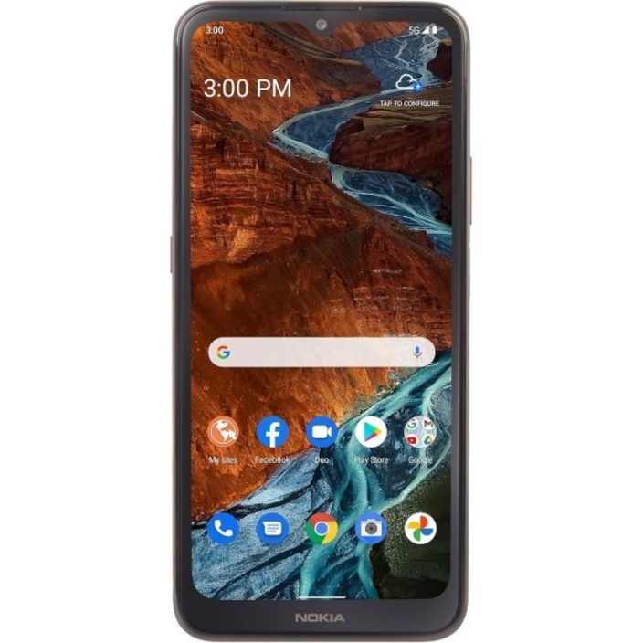 Nokia G300 5G 64GB 저장공간 4GB RAM 6.52인치 HD 디스플레이 잠금해제 스마트폰 스페이스 그레이리뉴얼