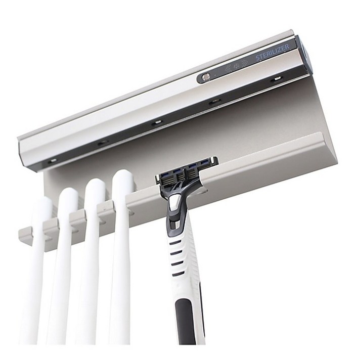 국내최초 메탈소재 가정용 자외선 UV 무선 칫솔 살균기 소독기Made In KOREA 집들이선물, 욕실인테리어  HS200 루미너스, 골드