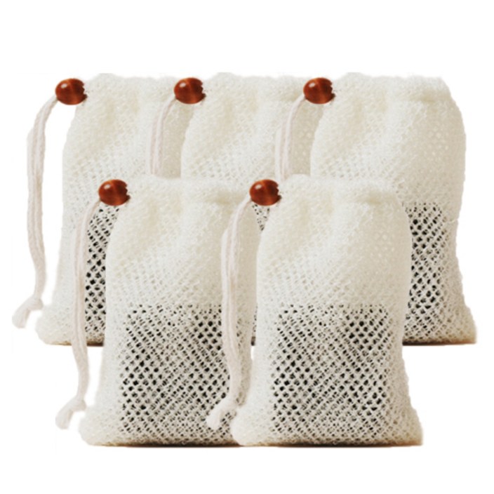 565도 밤부대나무 버블 메쉬 고급 비누망 84 x 45mm 풍성한 거품 깔끔한 클렌징 비누 관리