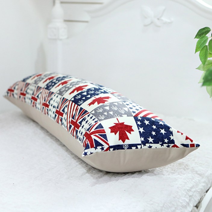 리빙하우스무료배송솜포함순면 100롱 쿠션바디필로우긴베개안고자는베개