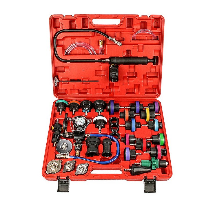 부동액진공주입기 부동액교환기 에어 리필 진공 빼기, 혼합색상, 1개