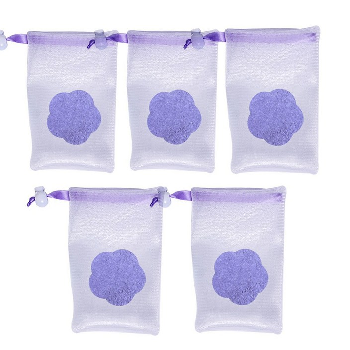 미미덤 스펀지 비누망 거품망 5개입, 1개