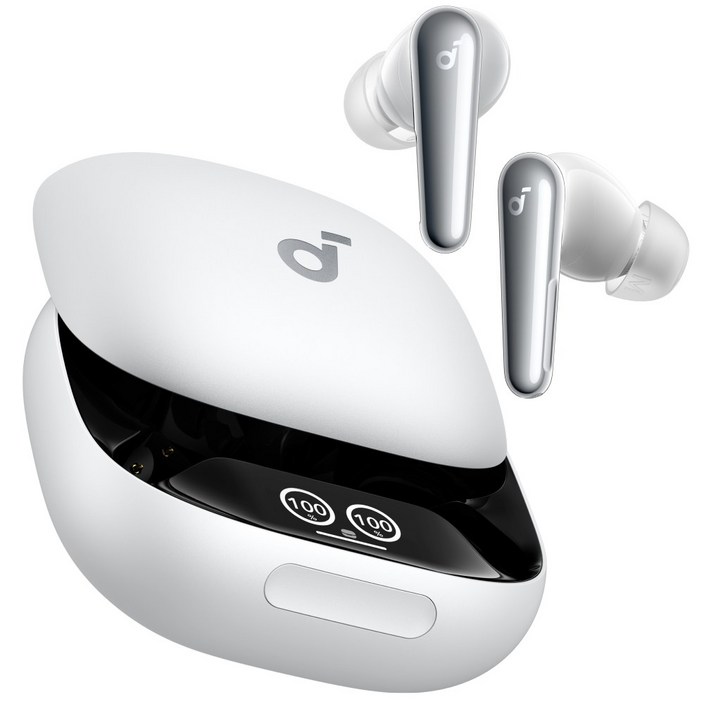 앤커 사운드코어 리버티4 프로 노이즈캔슬링 블루투스 이어폰 A3954, 화이트