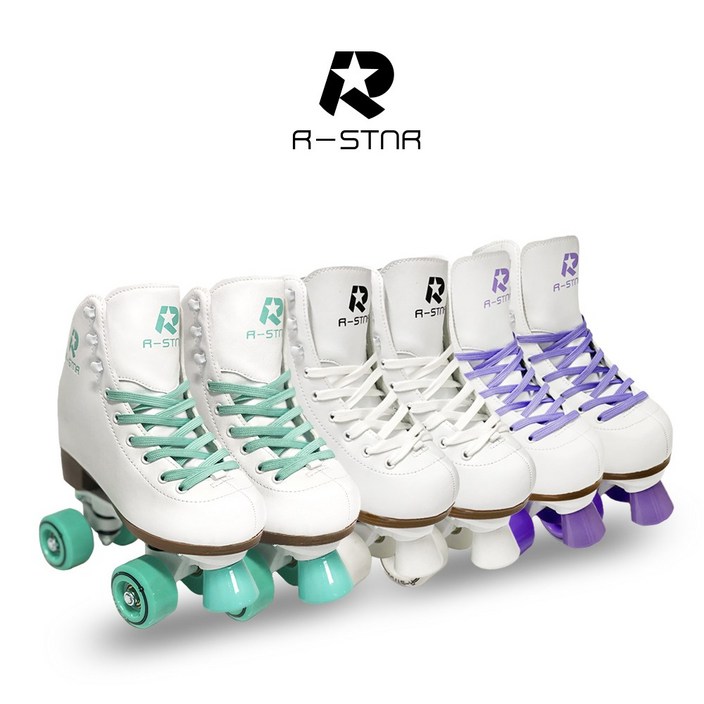 롤링스타 아동 어린이 성인 밀크팝 롤러스케이트, 퍼플, 1개