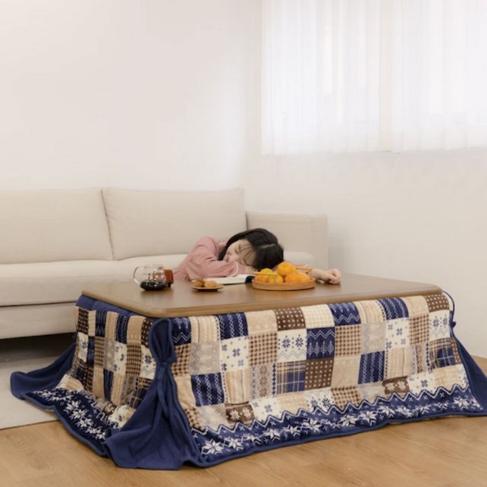 지이라이프 장방형 난방테이블 KOW-120, 네추럴