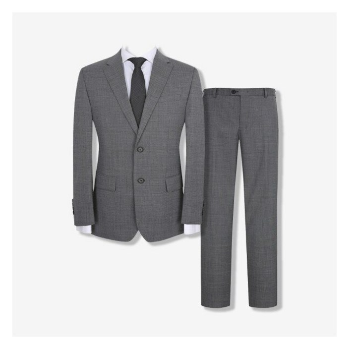 지이크 글렌체크 레귤러핏 정장 세트 그레이 (PGJAC2035_PGPAC2235)