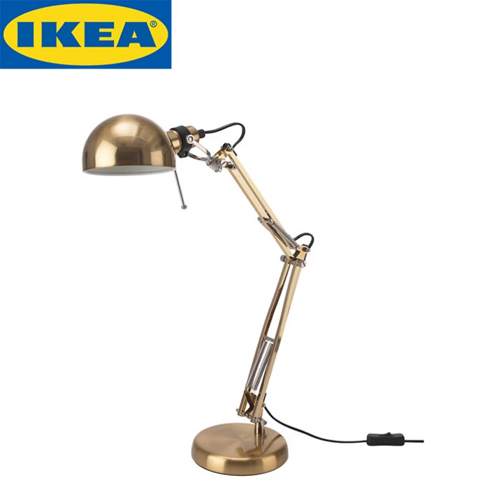 이케아 단스탠드 독서등 작업등 포르소 LED전구증정