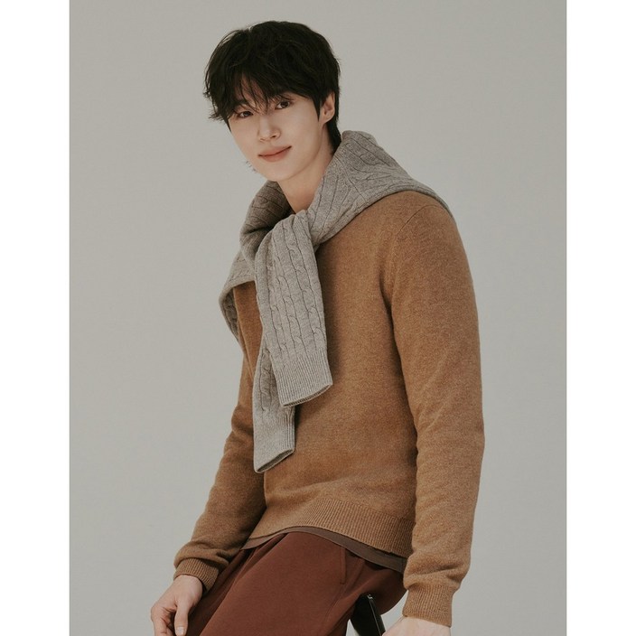 지오다노 남자 더블니트 크루넥 니트 스웨터 11컬러 055910