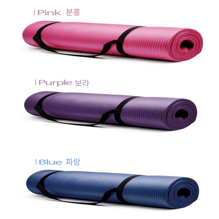 올굿 프리미엄 푹신한 요가매트 15mm, 분홍, 1개