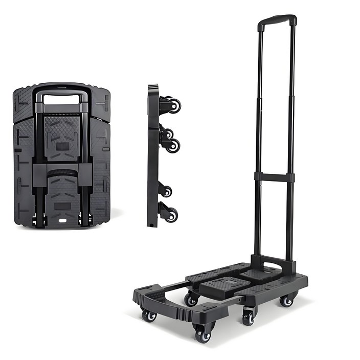 LA DERIVE 카트 폴딩카트 6랩 확장형 캠핑마트쇼핑 폴딩카트 엘라스틱 섀시카트 3단 폴딩카트