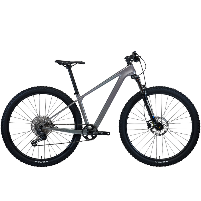 알톤스포츠 인피자 XZ9 29인치 MTB 카본 자전거 시마노 데오레 12단 유압식, 매트프리즘바이올렛그린, 1개