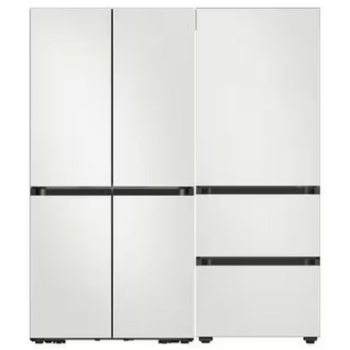 삼성 냉장고 김치냉장고 세트 전체코타화이트 RM70F63R2A+RQ33DB74D201